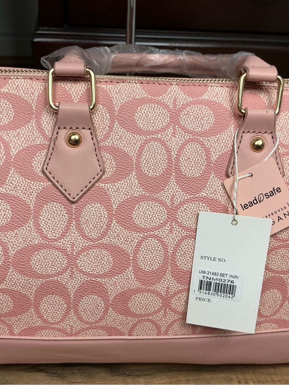 NWT 3 Piece Pink Purse Set - Picture 2 of 10